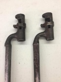 Two US Marked Bayonets for Springfield Trapdoor