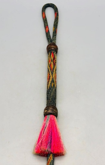 Early 1900s Prison Hitched Horse Hair Quirt