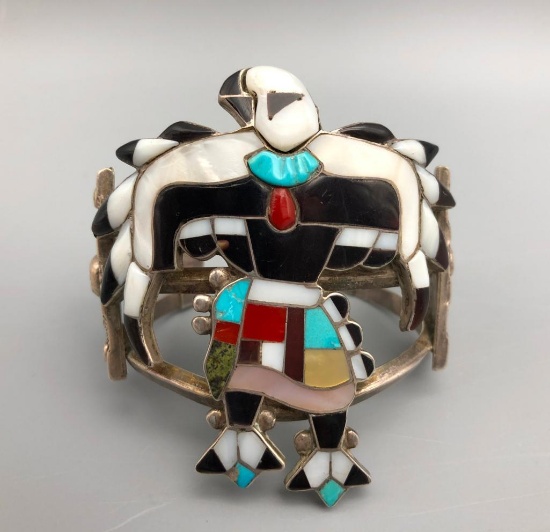 Vintage Zuni Inlay Bracelet