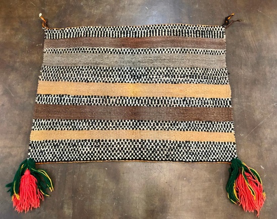Vintage Navajo Sunday Saddle Blanket