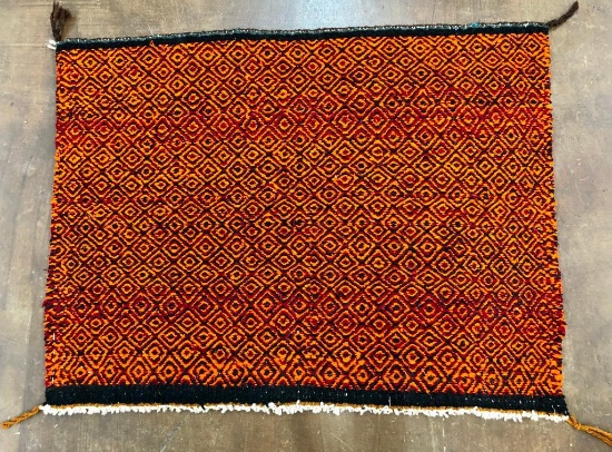 Bright Color Busy Pattern Saddle Blanket