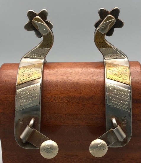 Double Mounted Spurs by Mike Dill