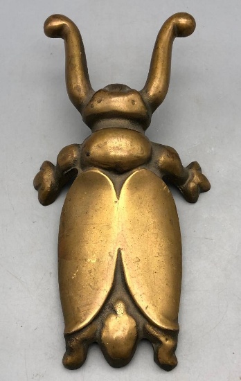 Vintage Cast Brass Boot Jack
