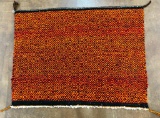 Bright Color Busy Pattern Saddle Blanket