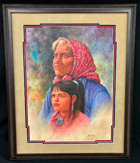 Original Oil Painting by Jimmy Abeita
