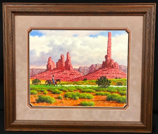 Original Oil Painting by Jimmy Abeita