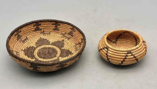Two Small Sized Apache Baskets