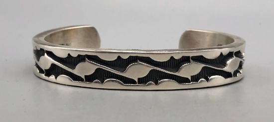 Heavy Sterling Silver Bracelet by Tahe