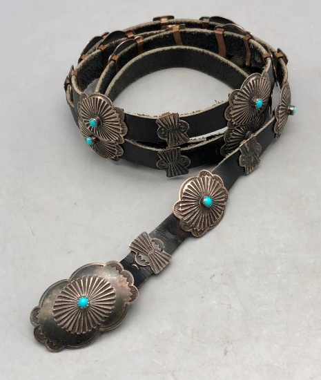 Small Size Concho Belt - Circa 1940s