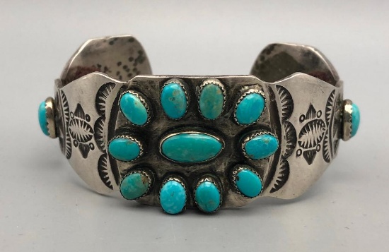 Unique Style Vintage Turquoise Bracelet