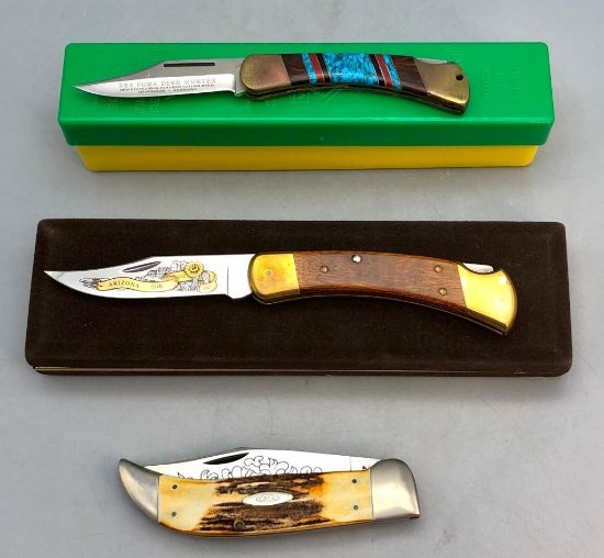 Three Nice Folding Knives