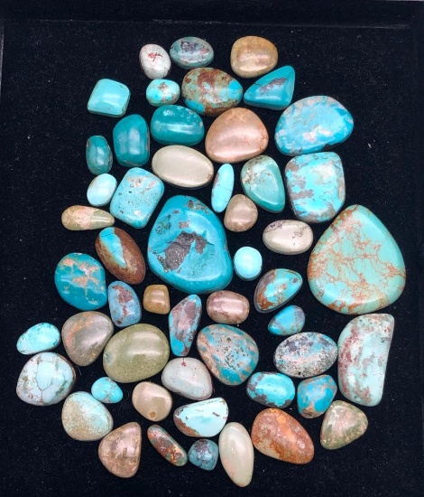 Approx 750 Carats Miscellaneous Turquoise Cabochons
