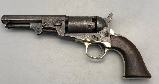 Antique Colt Pocket Pistol, Engraved with London Address