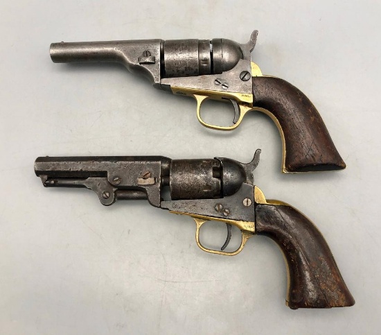 Two Antique Model 1861/1862 Colt Conversion Revolvers