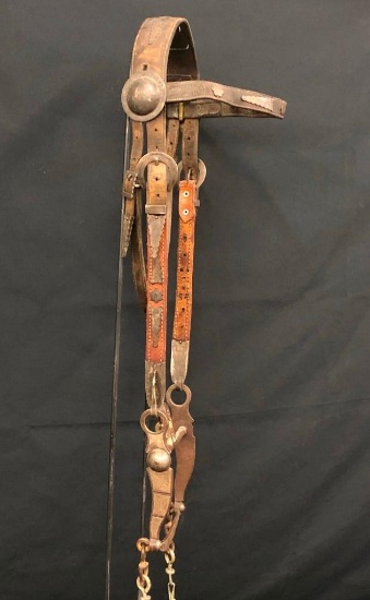 Vintage Halfbreed Bit with Nice Cowboy Headstall