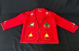 Vintage Handmade Mexican Childs Wool Jacket