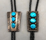 2 Three Stone Bolo Ties