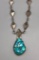 Beautiful Turquoise and Sterling Silver Necklace