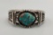 Exquisite Vintage Bisbee Turquoise and Sterling Bracelet