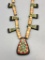 Depression Era Santo Domingo Tab Necklace