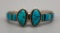 Turquoise Cobblestone Inlay Bracelet