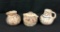 Three Small Anasazi Pottery Jars