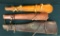 Three Leather Rifle Scabbards