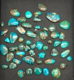 Turquoise Cabochons - Old Blue Gem