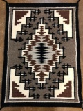 Two Grey Hills Navajo Textile - Little Ben