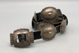 Fabulous Vintage Concho Belt By Roger Skeet Jr