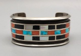 Captivating Vintage Channel Inlay Bracelet