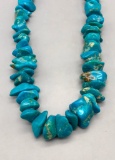 Vintage Chunky Turquoise Necklace