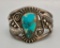 Vintage Turquoise and Sterling Bracelet - Looks Like Bisbee