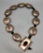 Marvelous Circa 1940s Handmade Sterling Silver Concho Belt