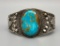 Exquisite 1930s Sterling Silver Bracelet with Thunderbirds