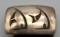 Collectible Hopi Overlay Belt Buckle by Bernard Dawahoya