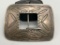 Delightful Old School Vintage Sterling Silver Belt Buckle