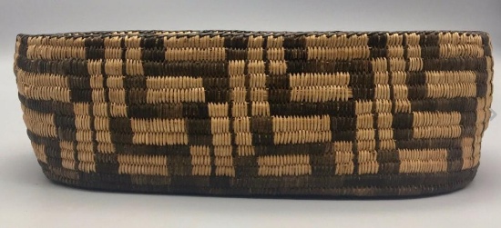 Vintage Native American Indian Basket, Pima - Akimel O'odham