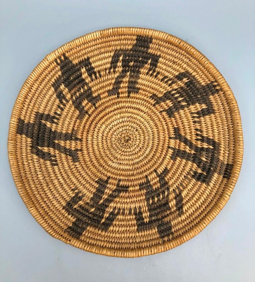 Unique! An Older Havasupai Basket with Devil Dancer Designs!