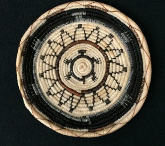 Native American Horsehair Weaving (Tohono O'odham/Papago) miniature basket