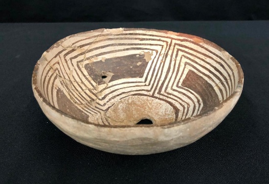 Prehistoric Mimbres Pottery Bowl