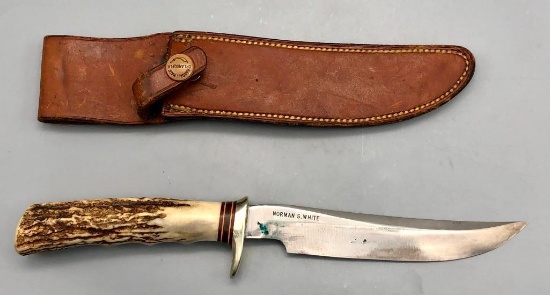 Vintage Model 3 Randall Knife With Stag Handle