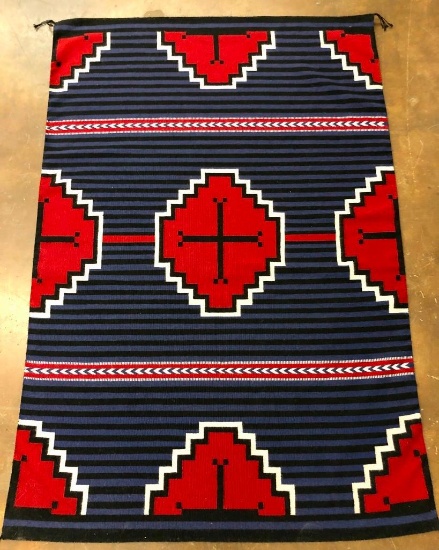 A Beautiful Award Winning Navajo 3rd Phase "Revival" Chief's Blanket