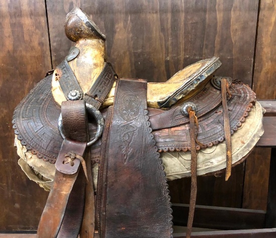 Antique Mexican Saddle with Provenance