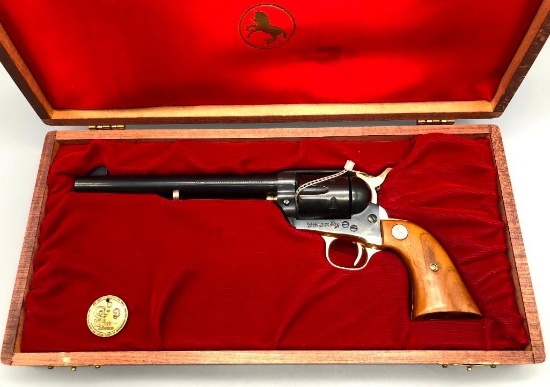 Colt 125th Anniversary SAA Mod .45 Cal Revolver with Box and Medal