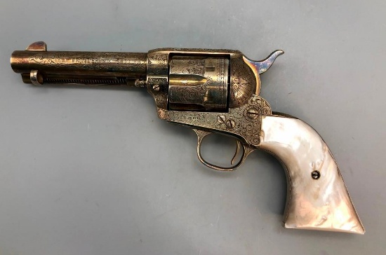 Engraved First Gen. Colt SAA Revolver