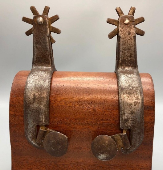 Unique! An Old Collectable Pair of KB & P Spurs Circa 1909-1919