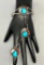 Three Piece Turquoise and Sterling Silver 
