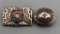 Two Sterling Silver Belt Buckles