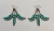 Sensational Vintage Turquoise Earrings